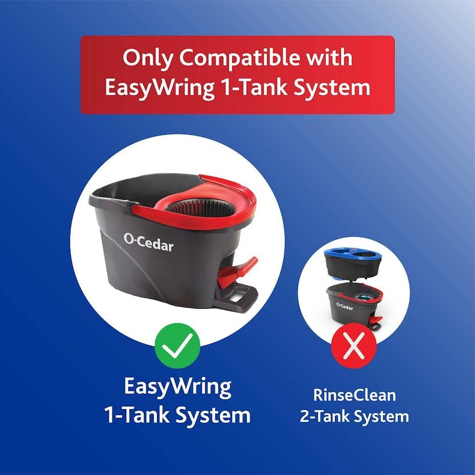Genuine Replacement Mop Base Part for EasyWring Spin Mop, Not Compatible with RinseClean