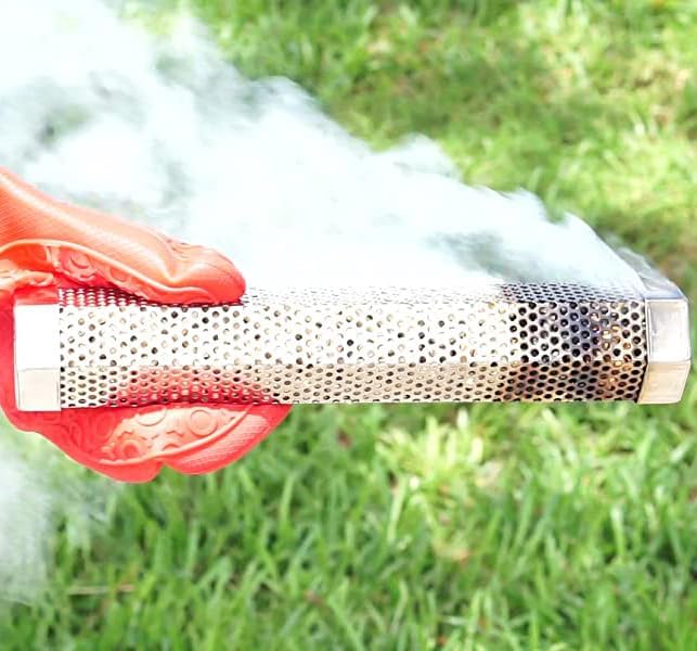 Smoker Tube 12" (Set of 2) - 5 Hours of Billowing Smoke, Hot or Cold Smoking, for Any Grill or Smoker