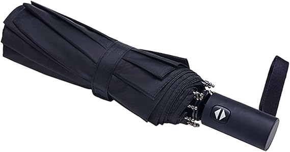 Umbrella Windproof Compact Collapsible Light Automatic Strong and Portable Wind Resistant Folding