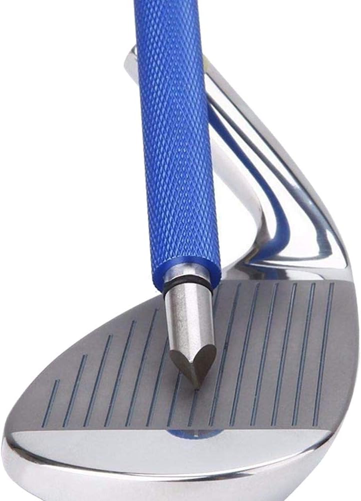 Golf Club Groove Sharpener Re-Grooving Tool and Cleaner for Wedges & Irons - Generate