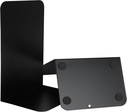 Black Color Metal Book Ends Bookend for Shelves Book Holder