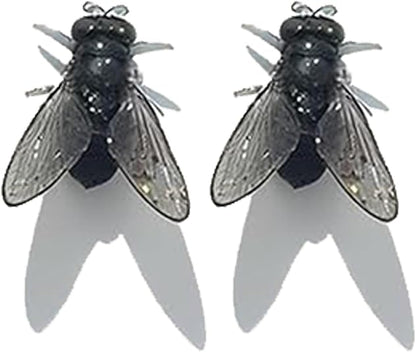 Fly Earrings Simulation Mini Personalized Black Fly Studs Earring Prank Simulated Animal Earrings