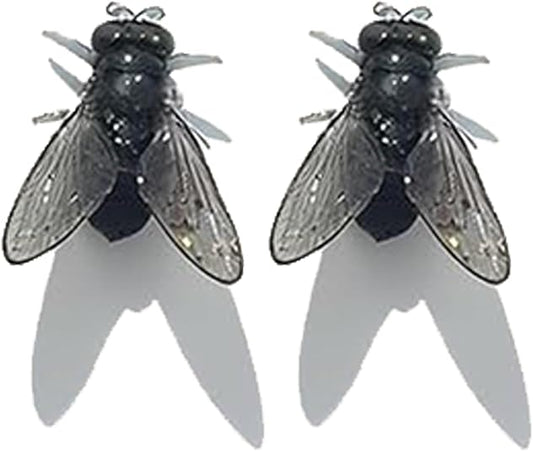 Fly Earrings Simulation Mini Personalized Black Fly Studs Earring Prank Simulated Animal Earrings