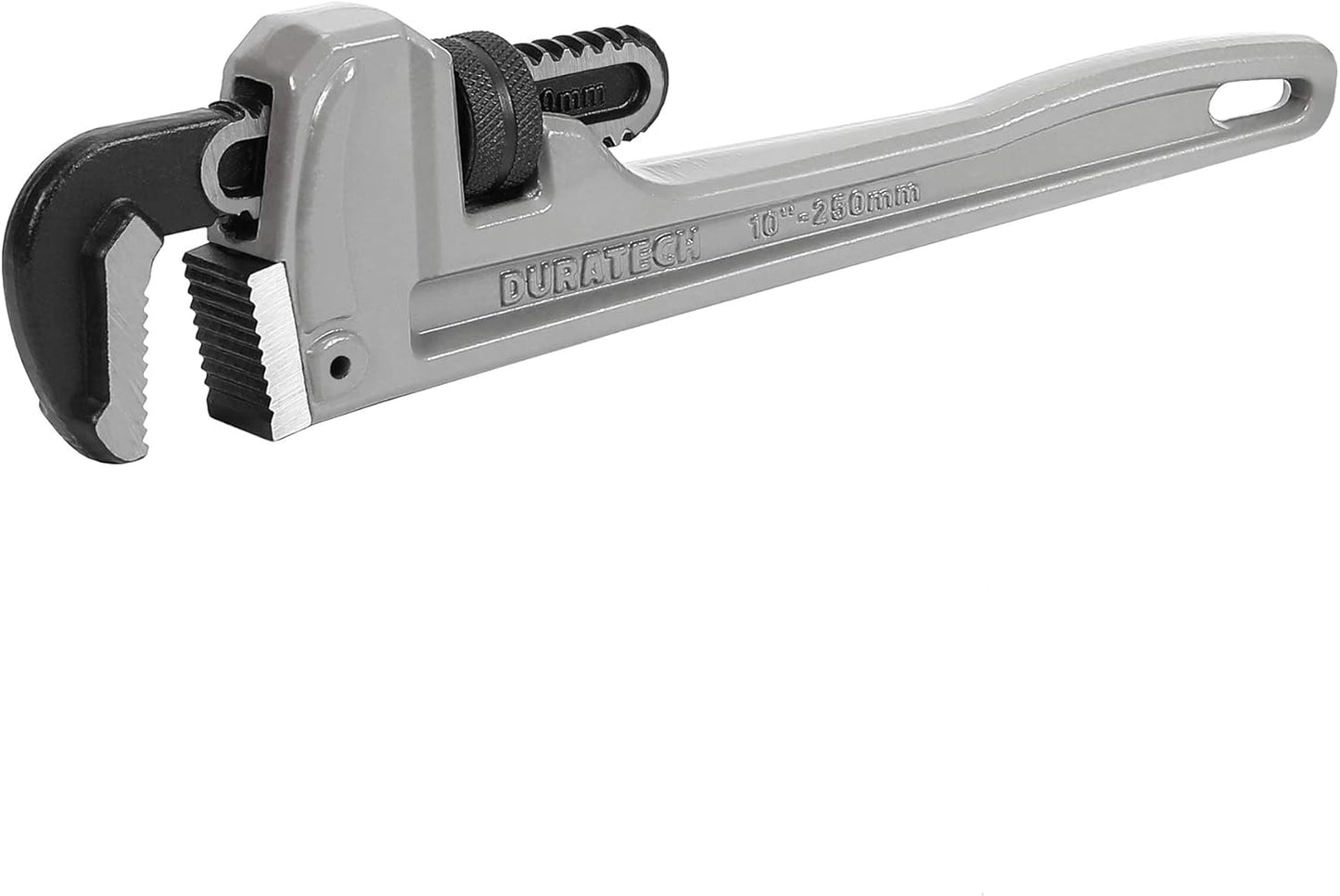 10 inch Heavy Duty Aluminum Straight Pipe Wrench Adjustable Plumbing Wrench Drop Forged