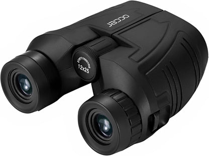 12x25 Compact Binoculars for Adults and Kids Large Eyepiece Waterproof Binocular with Low Light Vision,High Powered