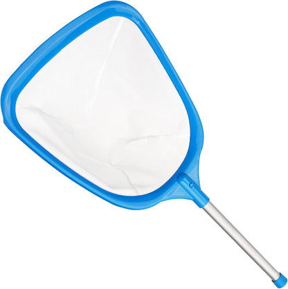 12'' Aluminum Pole Ultra Fine Mesh Net Handy Leaf Skimmer for Small Above Ground Pools Pick