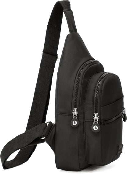 Small Sling Backpack Crossbody Sling Bag for Women Chest Bag Daypack Fanny Pack Cross Body Bag for Outdoors