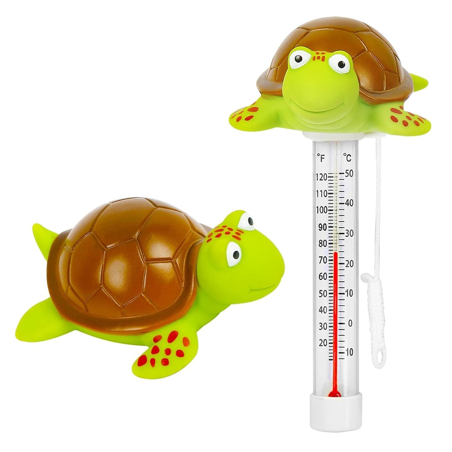 Floating Pool Thermometer Large Size Easy Read for Water Temperature with String  Swimming Pools, Spas, Hot Tubs