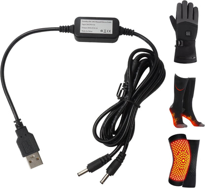 8.4v Heated Glove Charger for Insole Socks Jacket Battery Charging Easy for Outdoor and Travelling