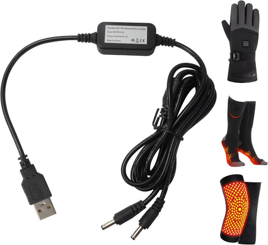 8.4v Heated Glove Charger for Insole Socks Jacket Battery Charging Easy for Outdoor and Travelling