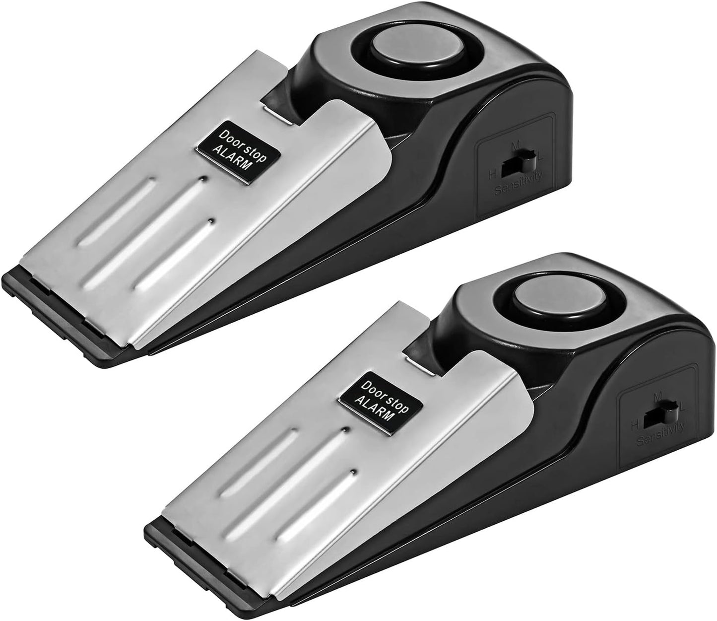 2 Pack 120 dB Door Stopper Wedge Door Stops Alarm Great for Traveling Hotel Home Security
