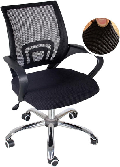 Chair Covers Elastic Stretch Computer Chair Seat Slipcovers Super Fit Anti-dust Desk Seat