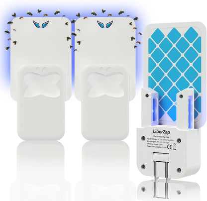 Fly Traps Indoor Plug-in Flying Insect Trap Gnat Killer Indoor Bug Catcher Indoors Fruit Fly Traps
