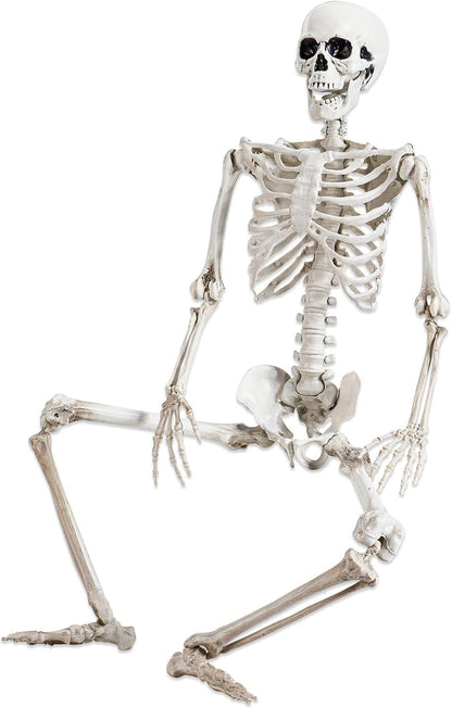 36 Skeleton Human Bones for Halloween Party with Movable Joints for Haunted Houses
