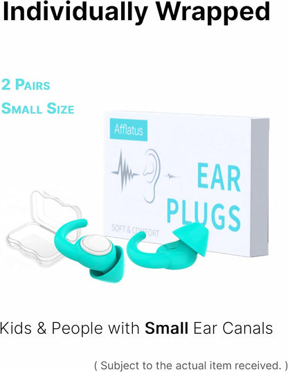Ear Plugs for Sleeping and Small Ear Canls Age 10-17 Comfort Earplugs for Small Ears Sleep