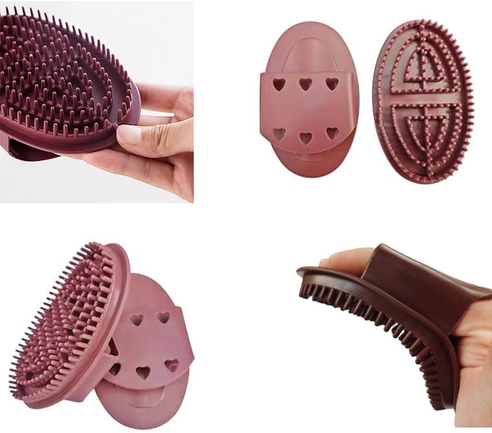 2 Pack Massage Therapy Tool Anti-Cellulite Meridian Massager Comb Meridians Brushes Scrubber