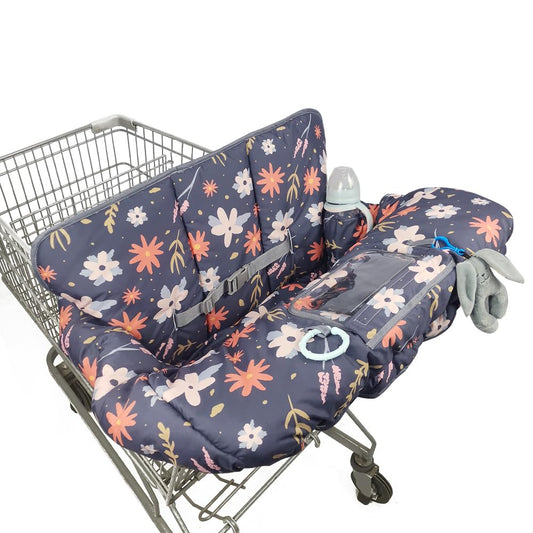 Shopping Cart Cover for Baby Toddler Cozy High Chair Cover & Grocery cart Cover Cushion