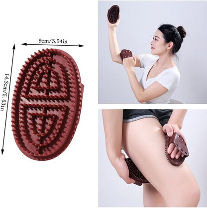 2 Pack Massage Therapy Tool Anti-Cellulite Meridian Massager Comb Meridians Brushes Scrubber