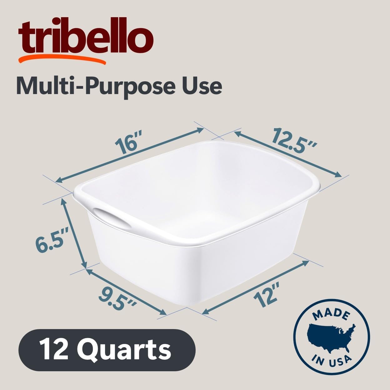 Wash Tub Dishpan Basin and Foot Bath for Soaking Feet Laundry Hand Wash Bucket Dish Pans for Washing