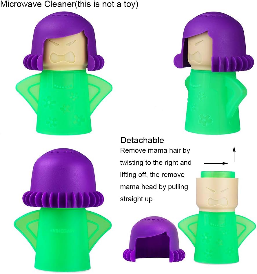 Microwave Oven Steam Cleaner Angry Mom Microwave Cleaner Just Add Vinegar and Water