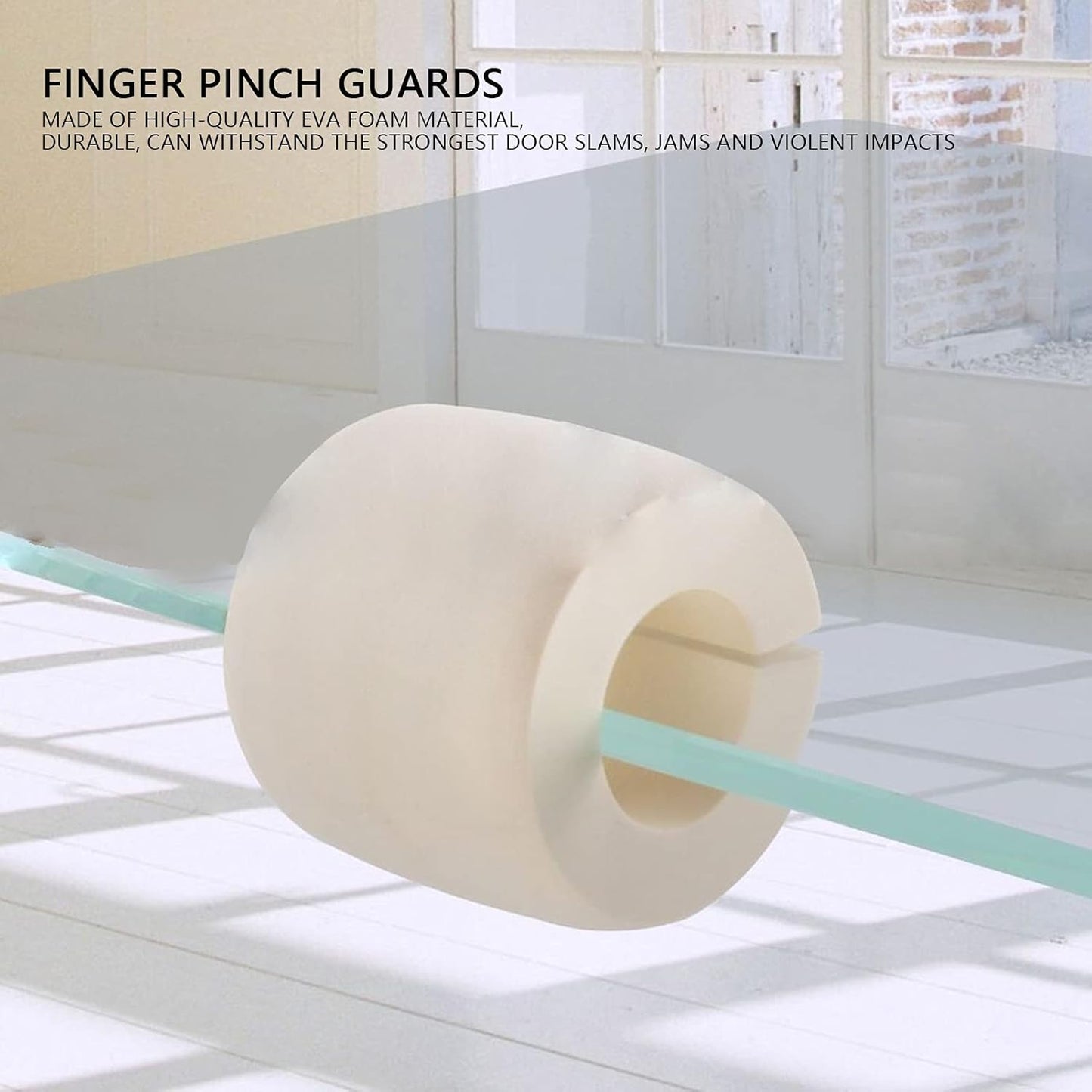 Foam Baby Safety Door Stopper for Fingers Injuries Prevents Avoid Child Pet from Getting Locked in Room
