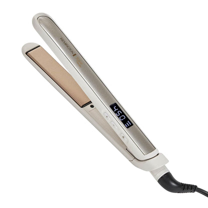 Shine Therapy 1 inch Hair Straightener Iron Flat Iron Infused with Argan Oil & Keratin Professional Ceramic Flat Iron