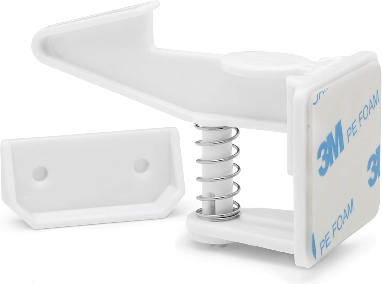 12 Pack Cabinet Locks Child Safety  Baby Safety Cabinet Locks NO Drilling 3M Adhesive Baby Proof Drawer Lock Child