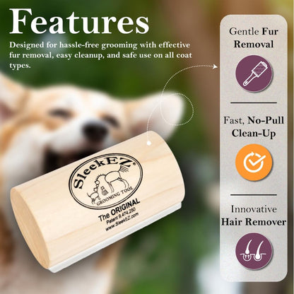 Dog Brush for Shedding & Dog Grooming Supplies Pet Hair Removal Tool Great For All Fur Types