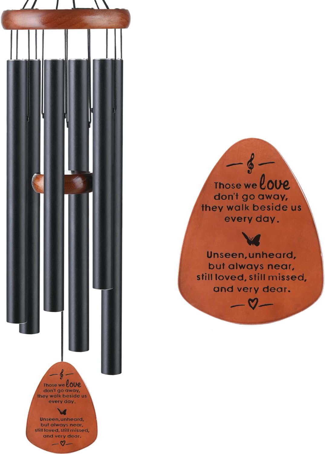 Wind Chimes for Outside Gift for Loss of Loved One Mom Dad, Ideal for Funeral, Remembrance & Bereavement,