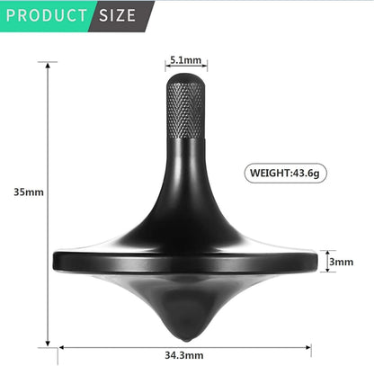 Stainless Steel Spinning Top Premium Exquisite PerStainless Steel Spinning Top Premium Exquisite Perfect Balance Well Made Metal Desk