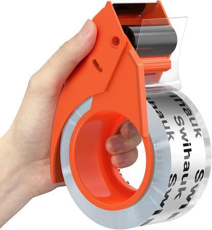 Heavy Duty Packing Tape with Dispenser Strong & Durable Shipping Tape Packaging Tape Clear Package Tape