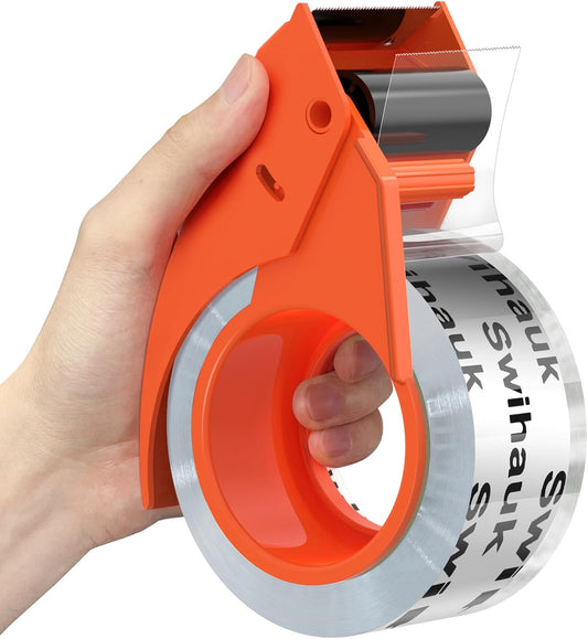 Heavy Duty Packing Tape with Dispenser Strong & Durable Shipping Tape Packaging Tape Clear Package Tape