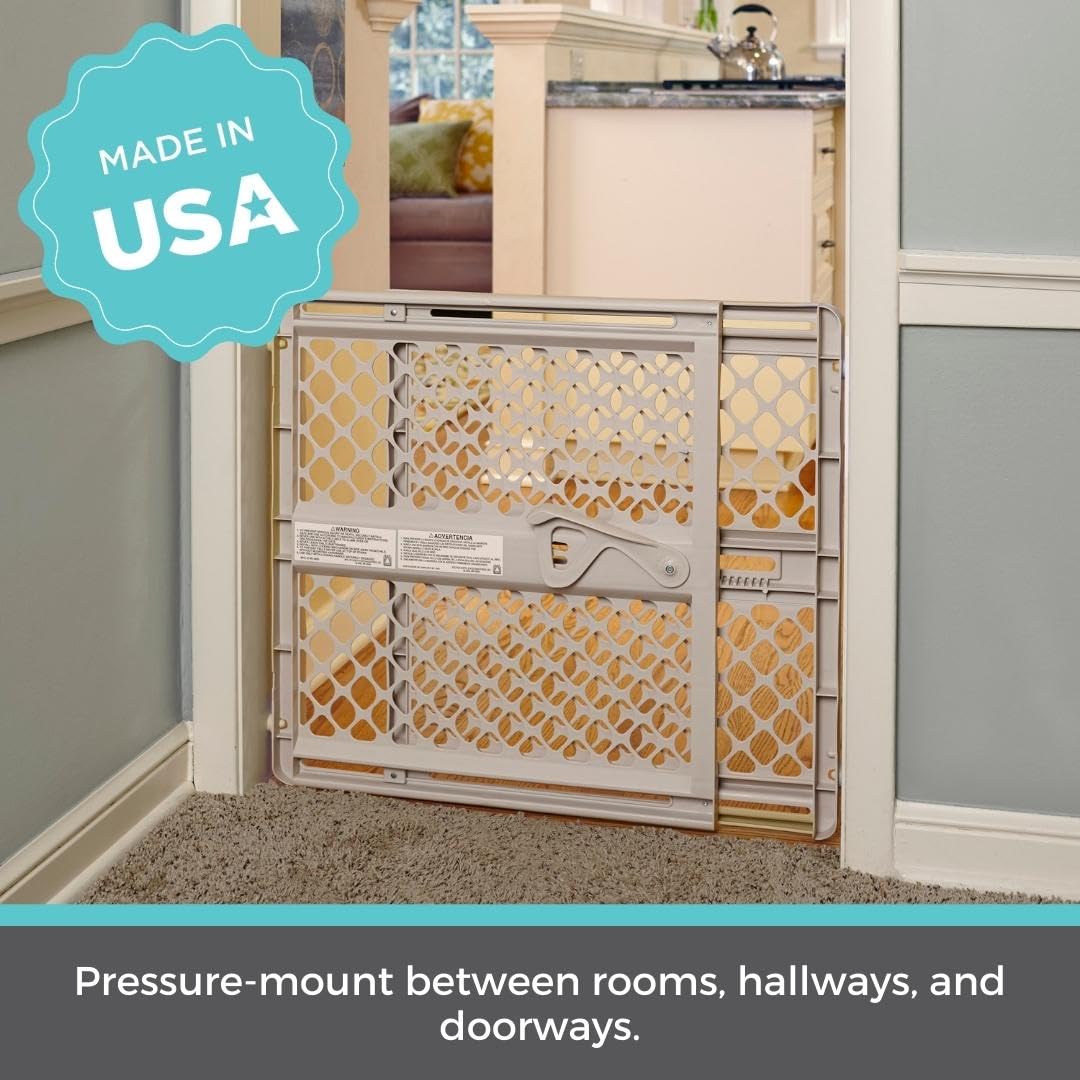 Plastic Baby Gate for Stairs & Doorways  Adjustable Indoor Safety Gate Supergate Ergo Baby Gate
