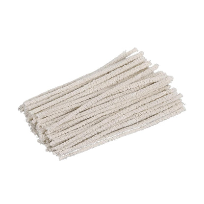 6 Inch Conical Pipe Cleaner Made of Pure Cotton Without Falling Debris Used for Removing Tar, Resin
