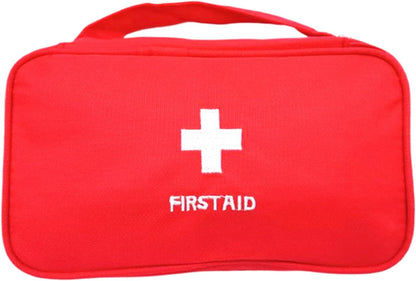 First Aid Kit Empty Medical Storage Bag Red Trauma Bag for Emergency First Aid Kits Car Workshop