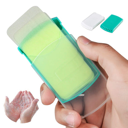 Hand Washing Soap Sheets for Outdoor Travel Portable Camping Hand Soap Hiking Washing Hand Bath