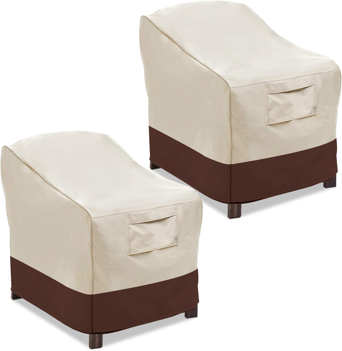 2 Pack Lounge Deep Seat Cover Heavy Duty and Waterproof Outdoor Lawn Patio Furniture Covers