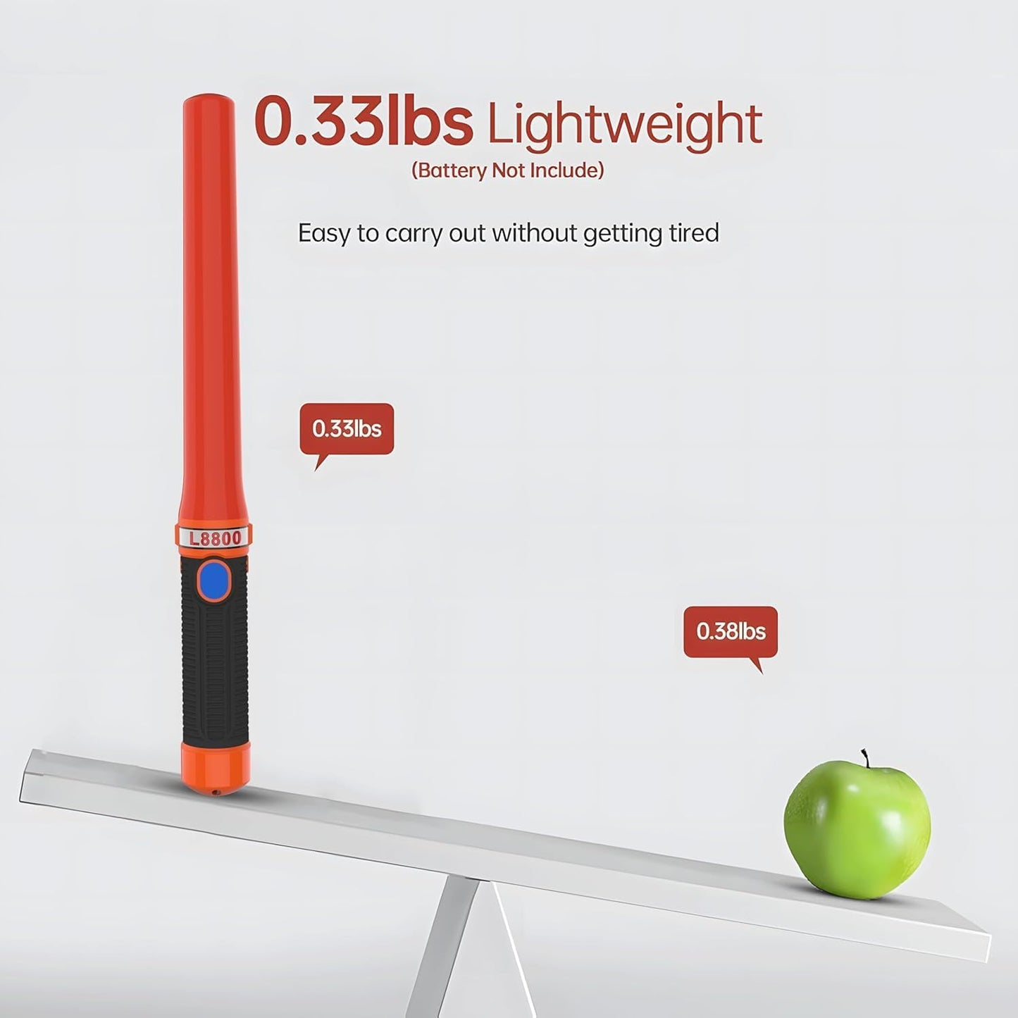 4 PCS High-Visibility Traffic Baton with 3 Flashing Modes Waterproof Anti-Slip Handle Marshalling Wands