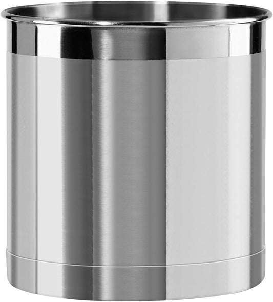 7" Utensil Caddy Weighted Base for Stability  Extra Large Utensil Crock and Countertop