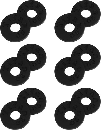 6 Pairs Guitar Strap Locks Premium Strap Blocks Guitar Protector Black