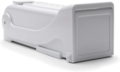 Buttermate Butter Cutter Slicer Measuring Dispenser and Keeper White