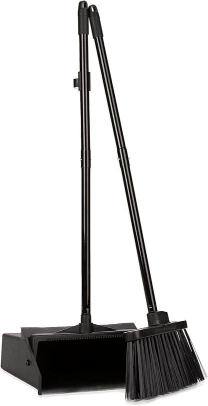 Dust Pan and Broom Set Essential Cleaning Tools for Home and Commercial Use 36" Handle