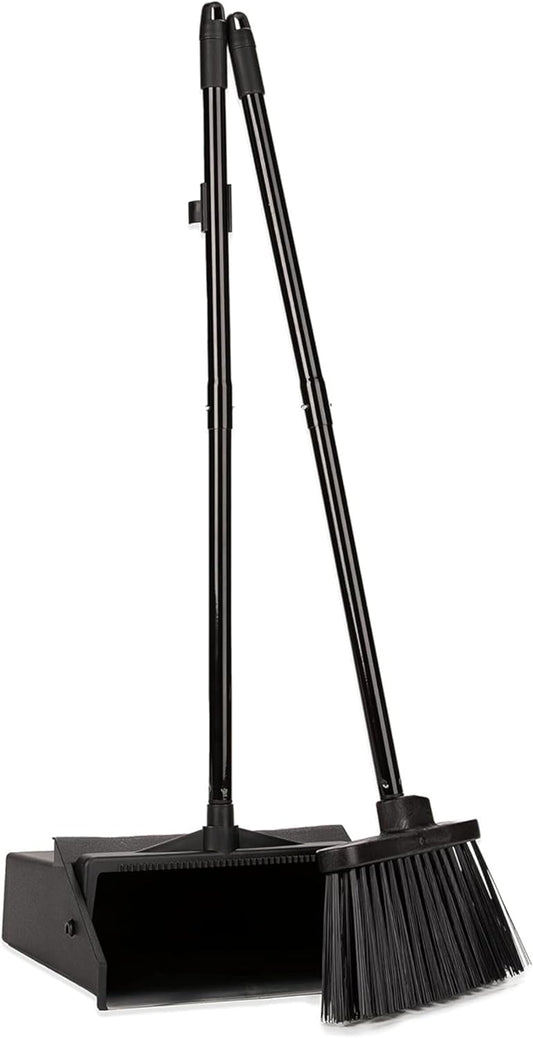 Dust Pan and Broom Set Essential Cleaning Tools for Home and Commercial Use 36" Handle