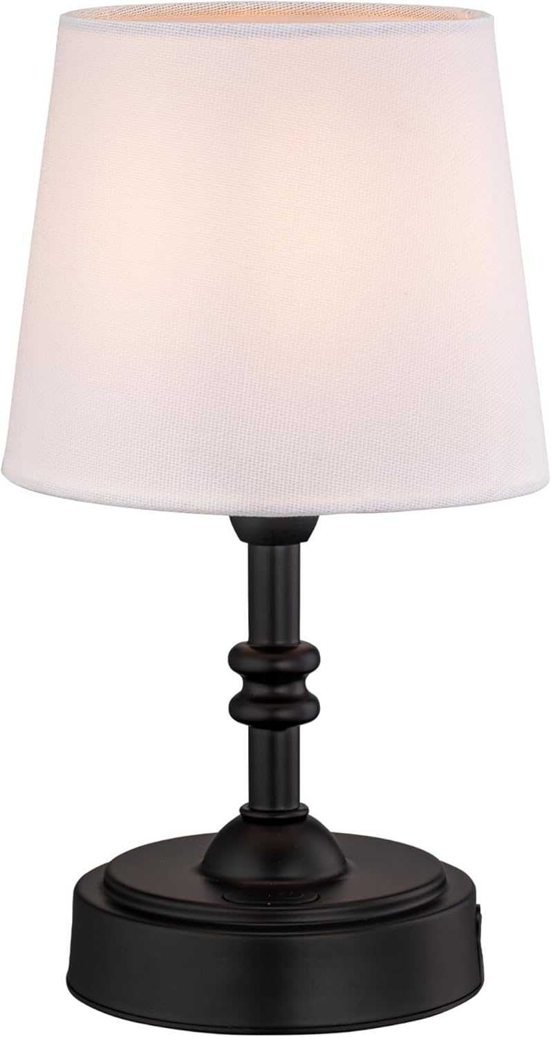 Cordless LED Table Lamp with Dimmer Built-in Rechargeable Battery 3-Level Brightness Patio Table Lamp