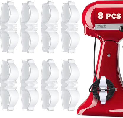 8 Pack Upgraded Kitchen Appliance Cord Organizer Stick On Appliance Wire Organizer Wire Wrapper