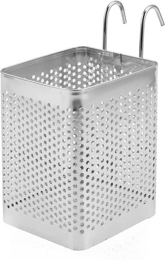 Dishwasher Chopstick Basket 2.75" x 2.75" x 3.93" Stainless Steel Utensil Holder Rust-Resistance Chopstick Holder