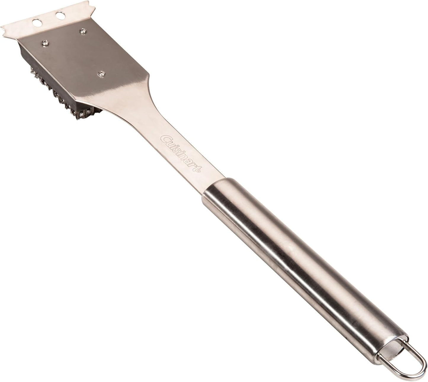 16.5" Long Handle Grill Cleaner Brush and Scraper for BBQ Griddle Grills Cookout Tool