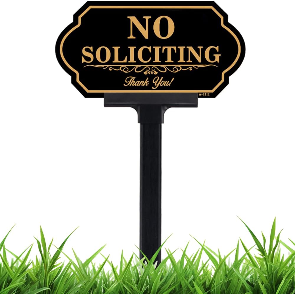 50 mil Thick Aluminum 5x10 Inch/37 Inch High Adjustable Height  Outdoor Yard Sign