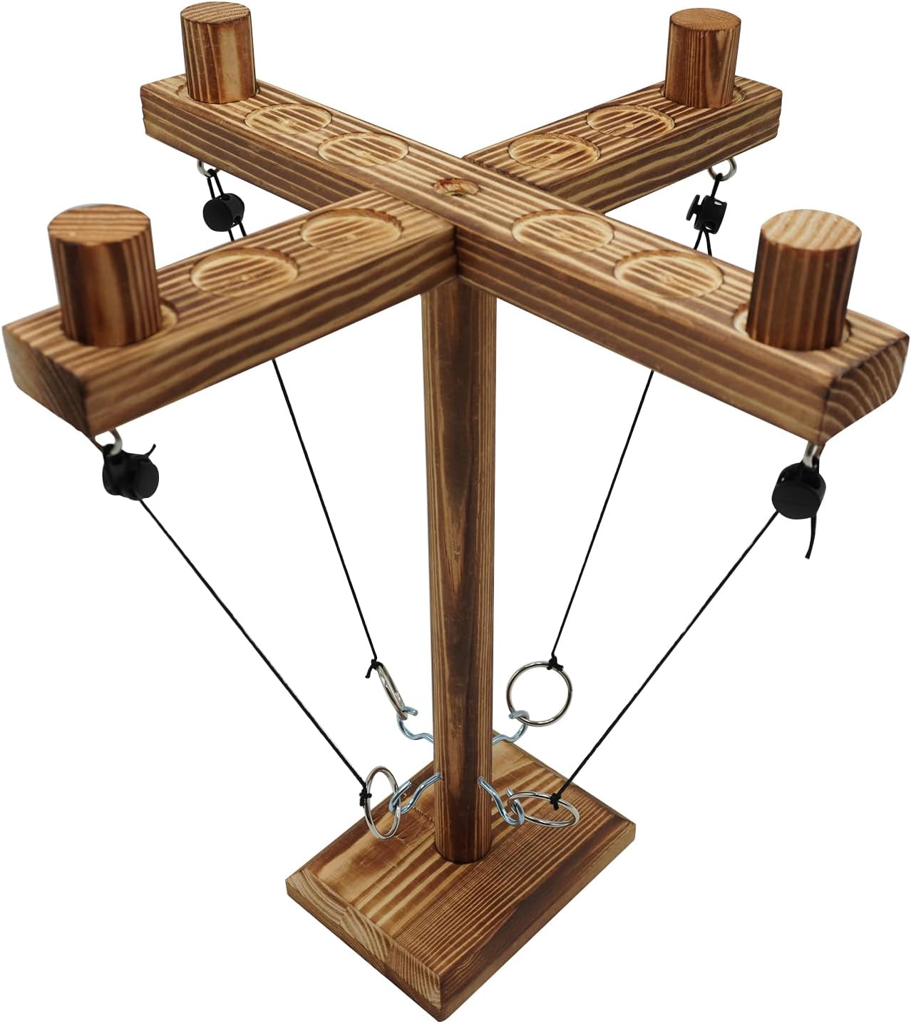 Large Ring Toss Game for Adults Ring Game on a String Tabletop Games Hook Game Ring Toss