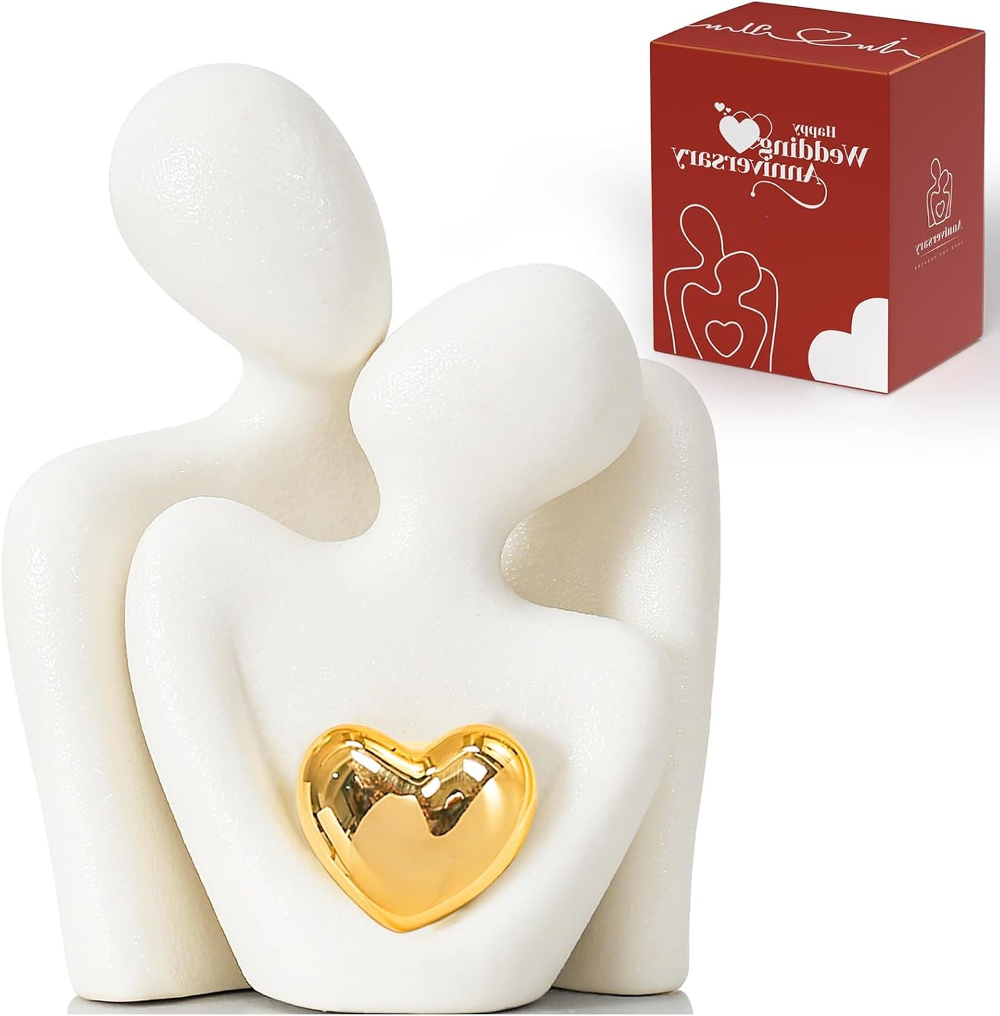 Mini Couple Statue Tv Stand Decor Items for Living Room Abstract Sculpture Knick Knacks Home Decor